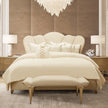 Michael Amini Villa Cherie Tufted Upholstered Bed