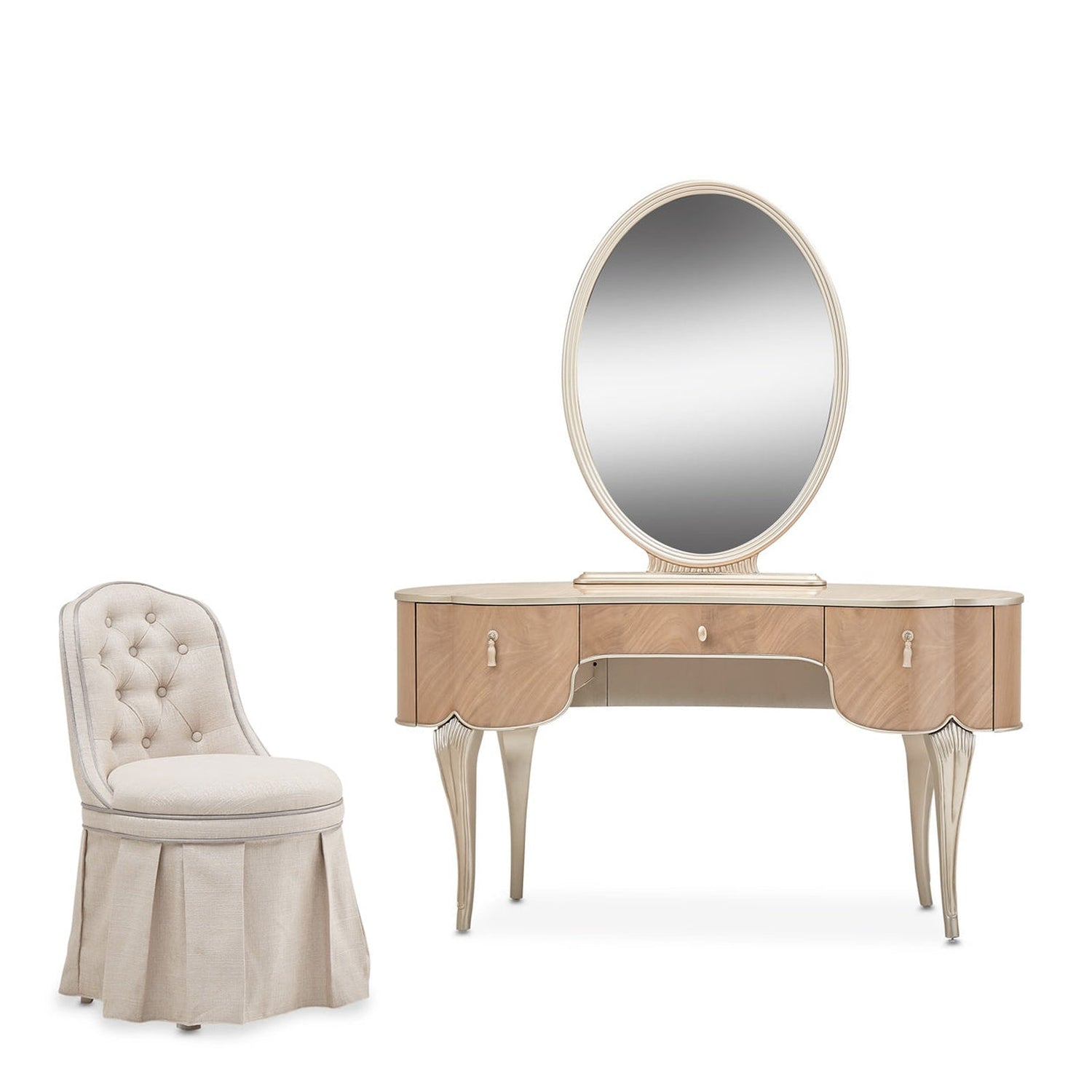 Michael Amini Villa Cherie Vanity - Set of 3