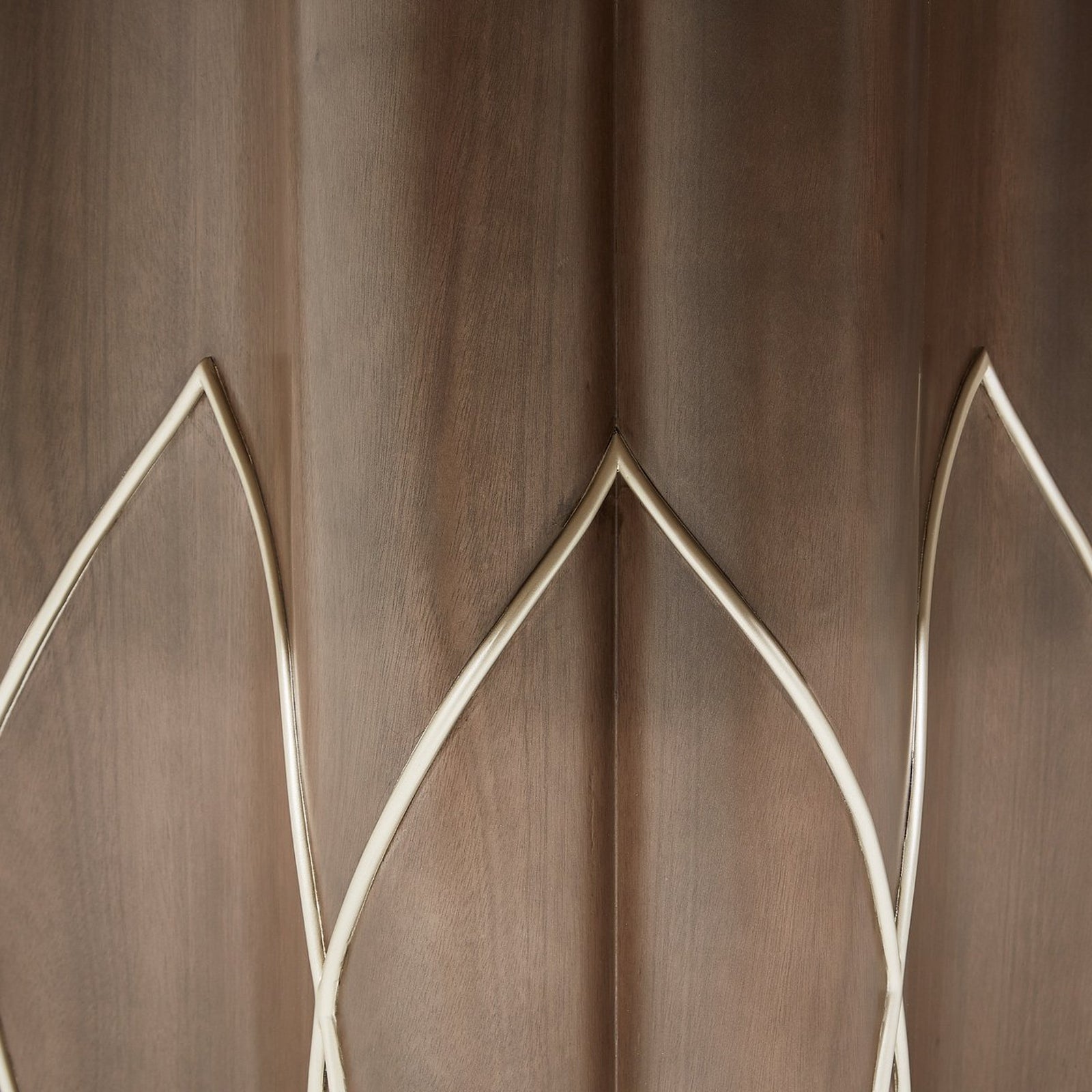 Michael Amini Villa Cherie Hazelnut Round Dining Table