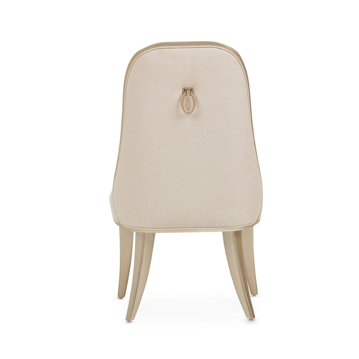 Michael Amini Villa Cherie Caramel Side Chair - Set of 2