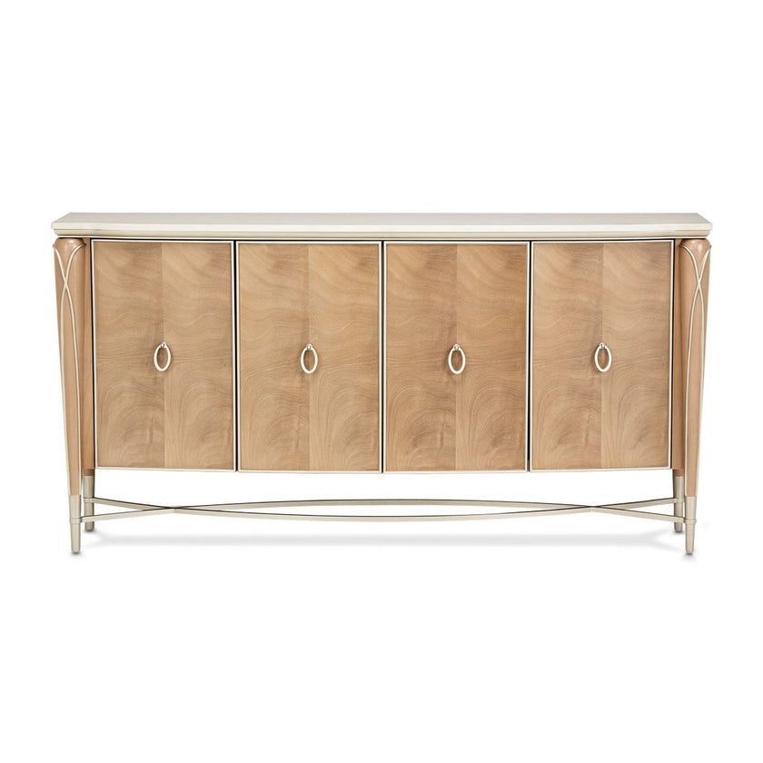 Michael Amini Villa Cherie Caramel Sideboard