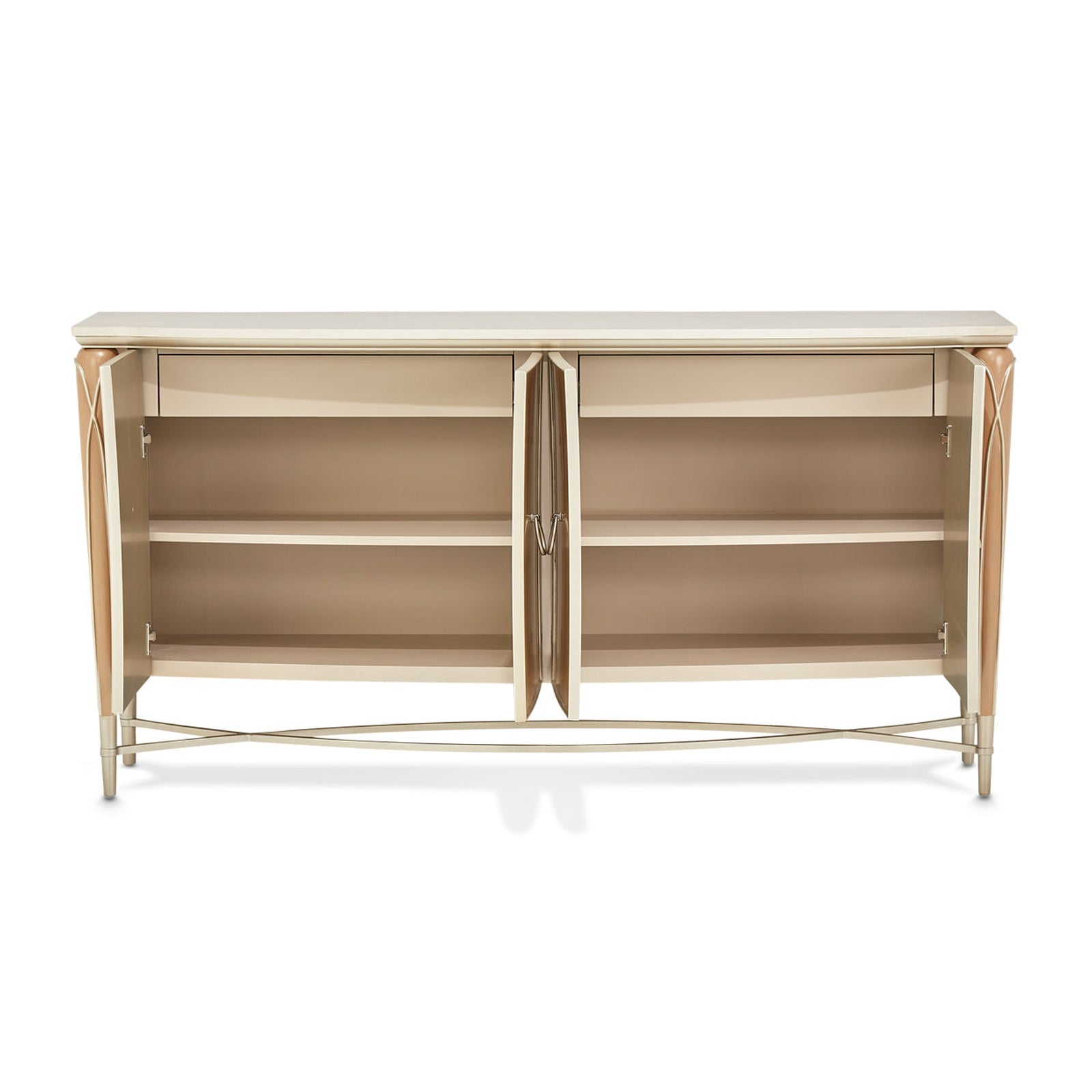 Michael Amini Villa Cherie Caramel Sideboard