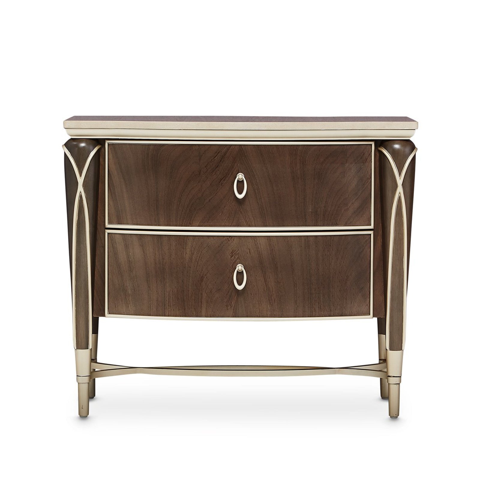 Michael Amini Villa Cherie Hazelnut Nightstand