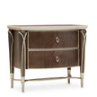 Michael Amini Villa Cherie Hazelnut Nightstand