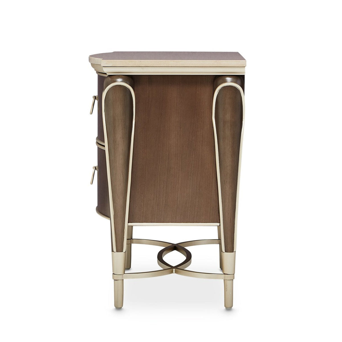 Michael Amini Villa Cherie Hazelnut Nightstand