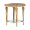 Michael Amini Villa Cherie Caramel End Table