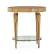 Michael Amini Villa Cherie Caramel End Table
