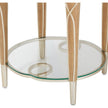 Michael Amini Villa Cherie Caramel End Table