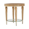 Michael Amini Villa Cherie Caramel End Table