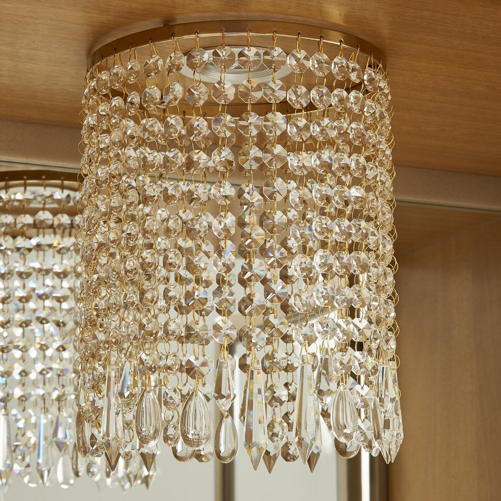 Michael Amini Villa Cherie Caramel Display Cabinet