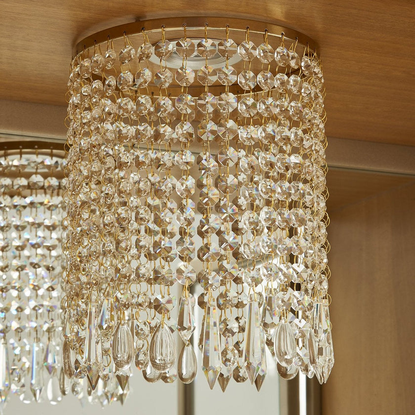 Michael Amini Villa Cherie Caramel Display Cabinet