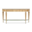 Michael Amini Villa Cherie Caramel Console Table