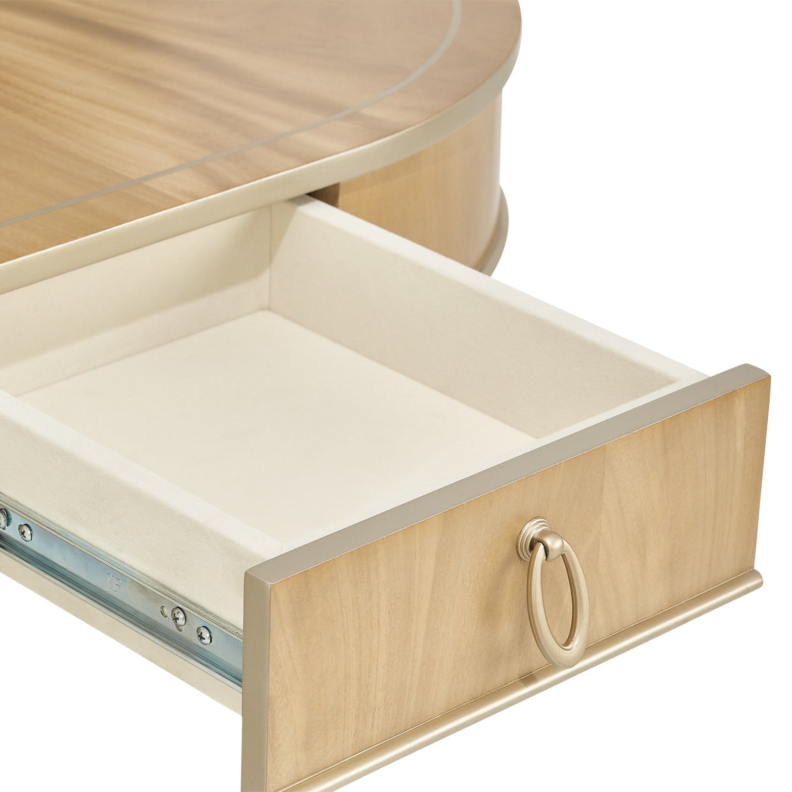 Michael Amini Villa Cherie Caramel Console Table