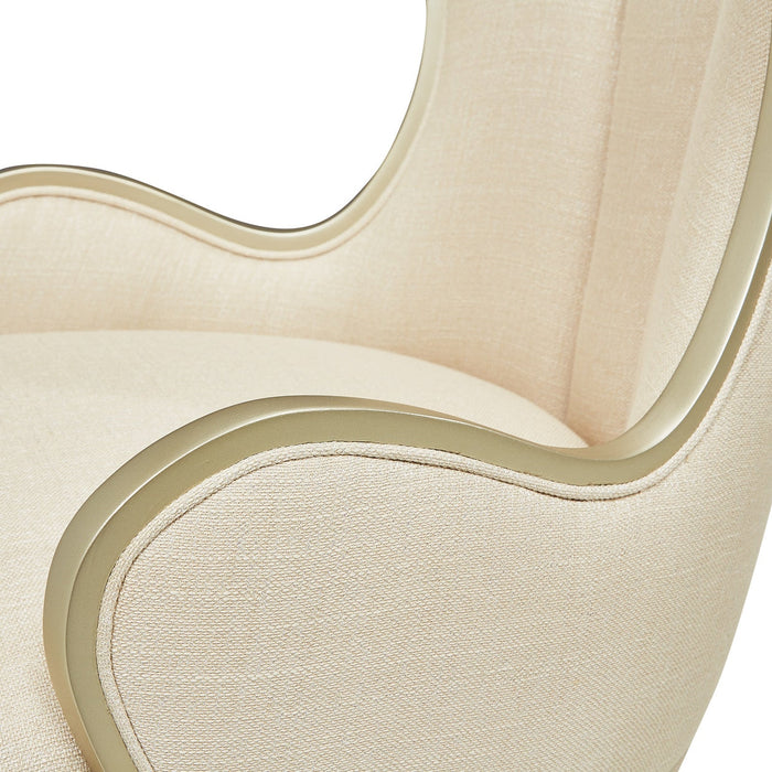 Michael Amini Villa Cherie Caramel Desk Chair