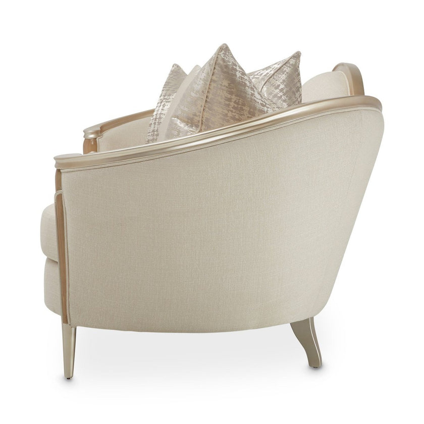 Michael Amini Villa Cherie Caramel Sofa