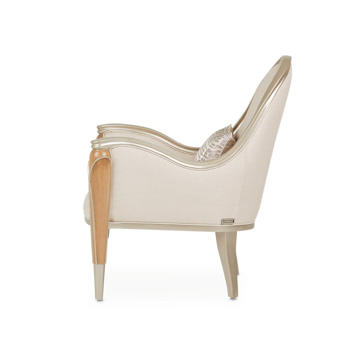 Michael Amini Villa Cherie Caramel Accent Chair