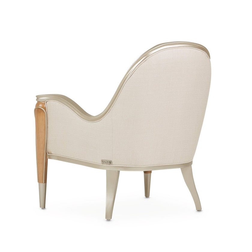 Michael Amini Villa Cherie Caramel Accent Chair