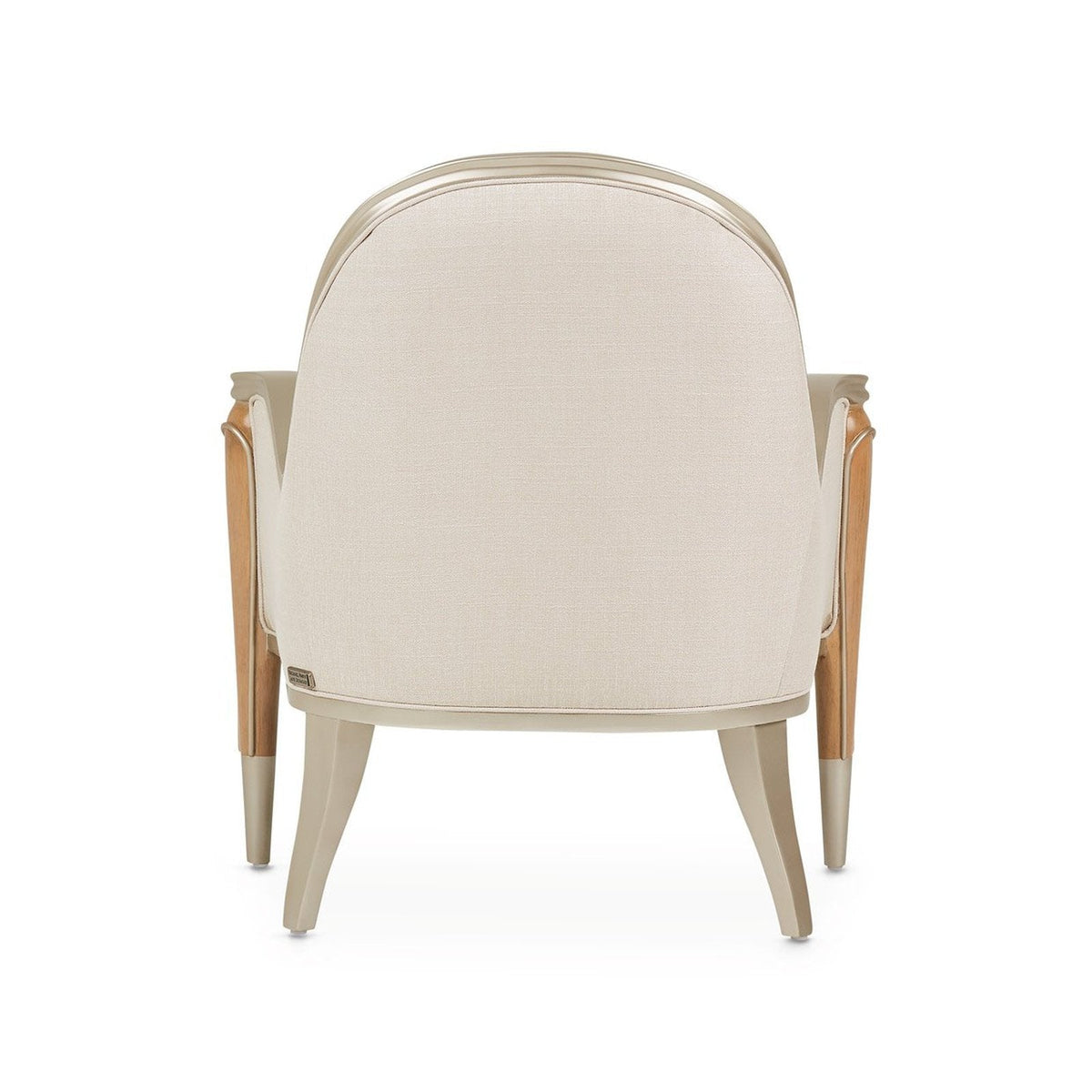 Michael Amini Villa Cherie Caramel Accent Chair