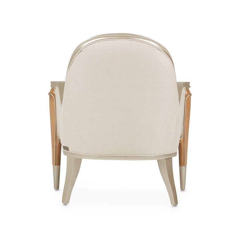 Michael Amini Villa Cherie Caramel Accent Chair