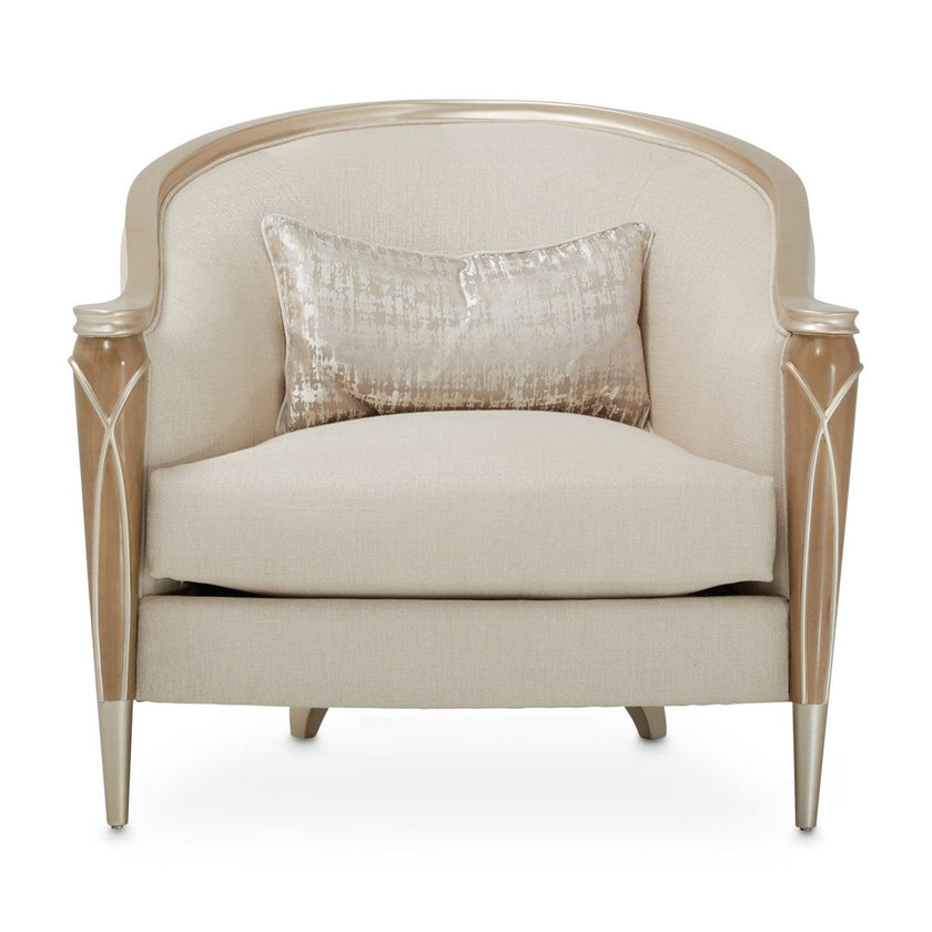 Michael Amini Villa Cherie Caramel Matching Chair