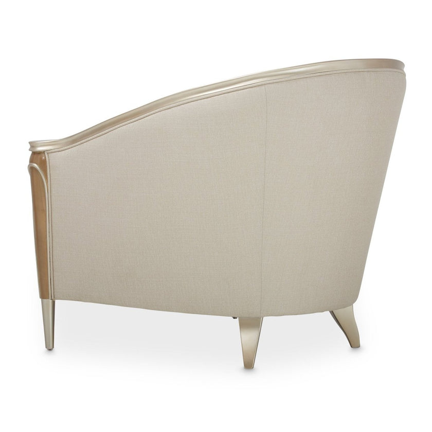 Michael Amini Villa Cherie Caramel Matching Chair