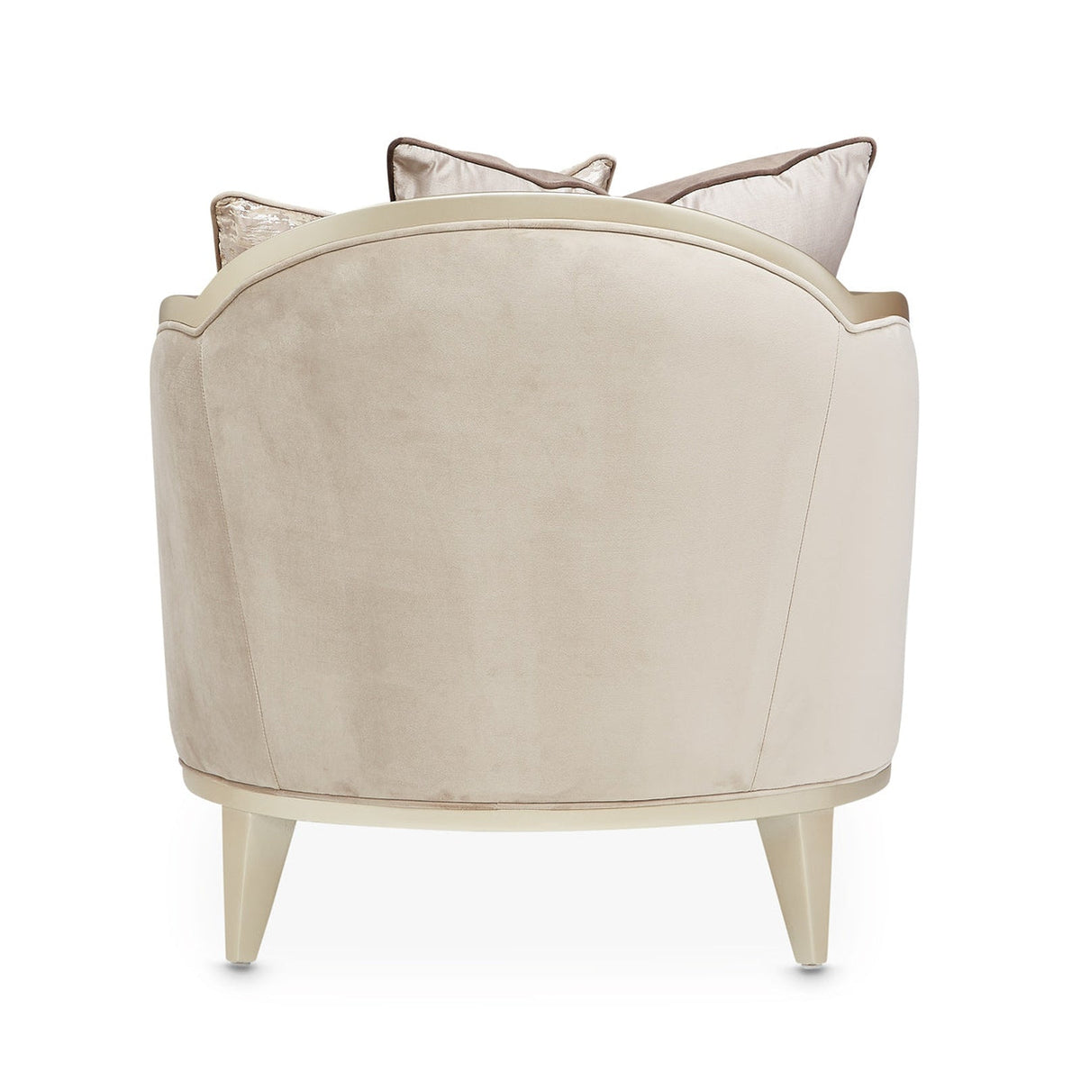 Michael Amini Villa Cherie Hazelnut Chaise