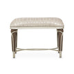 Michael Amini Villa Cherie Hazelnut Ottoman
