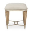 Michael Amini Villa Cherie Caramel Ottoman
