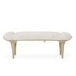 Michael Amini Villa Cherie Hazelnut Bed Bench