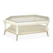Michael Amini La Rachelle Hexagon Cocktail Table