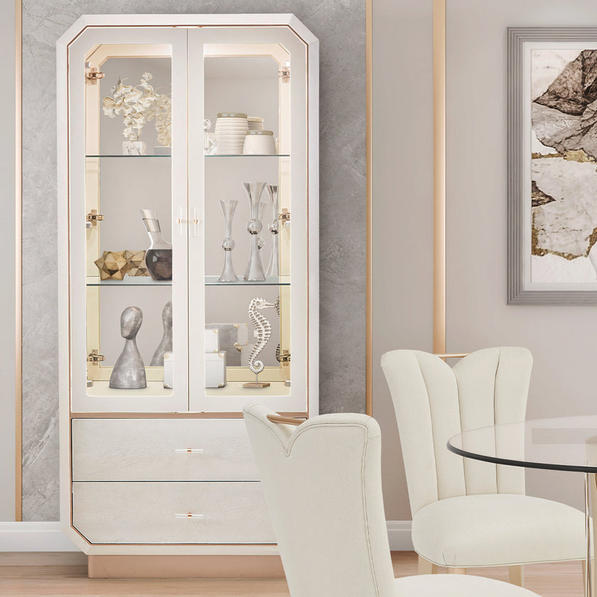 Michael Amini La Rachelle Display Cabinet