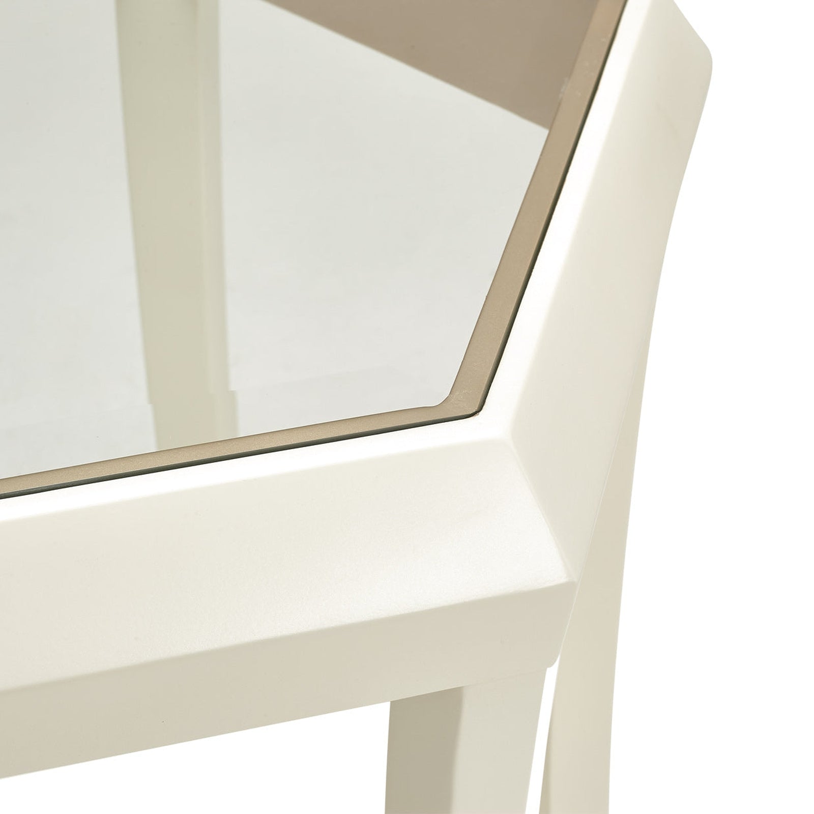 Michael Amini La Rachelle Hexagon Accent Table