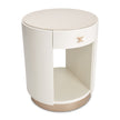 Michael Amini La Rachelle Round End Table