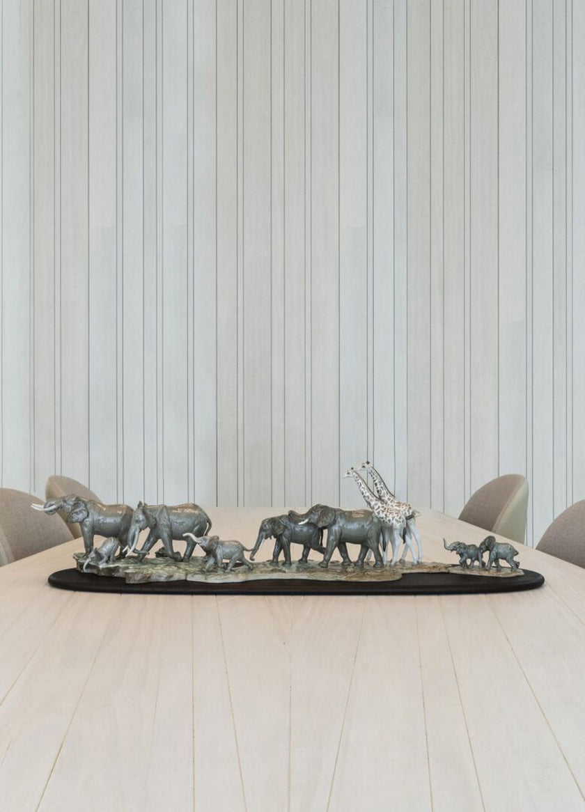 Lladro African Savannah Wild Animals Sculpture