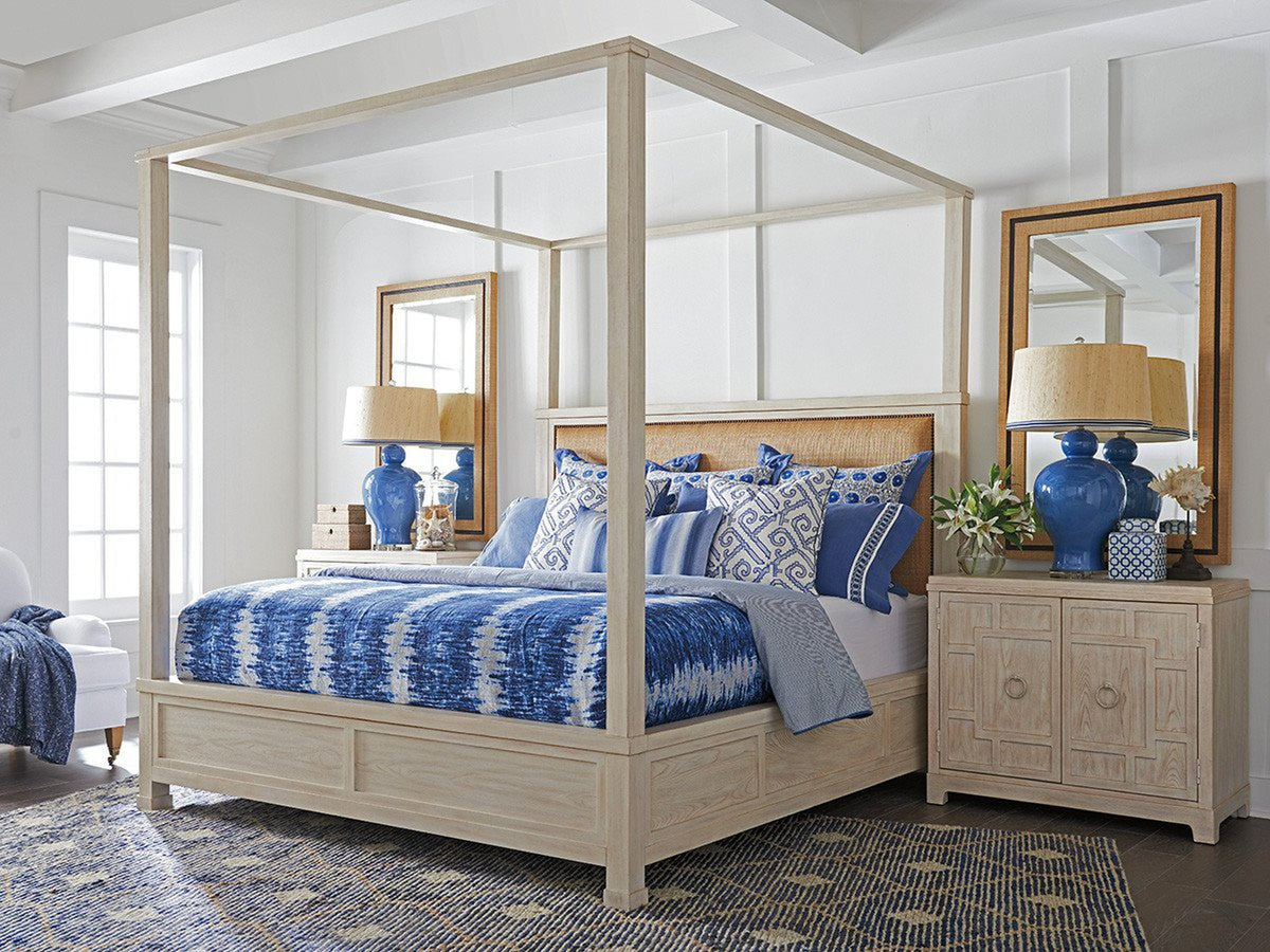 Barclay Butera Newport La Costa Rectangular Raffia Mirror
