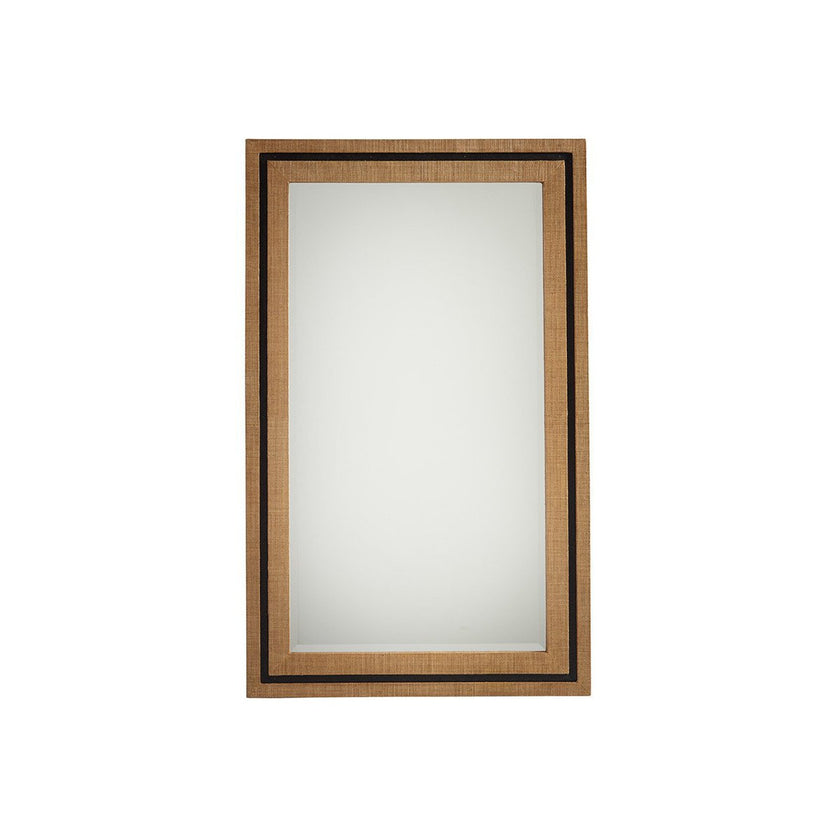 Barclay Butera Newport La Costa Rectangular Raffia Mirror