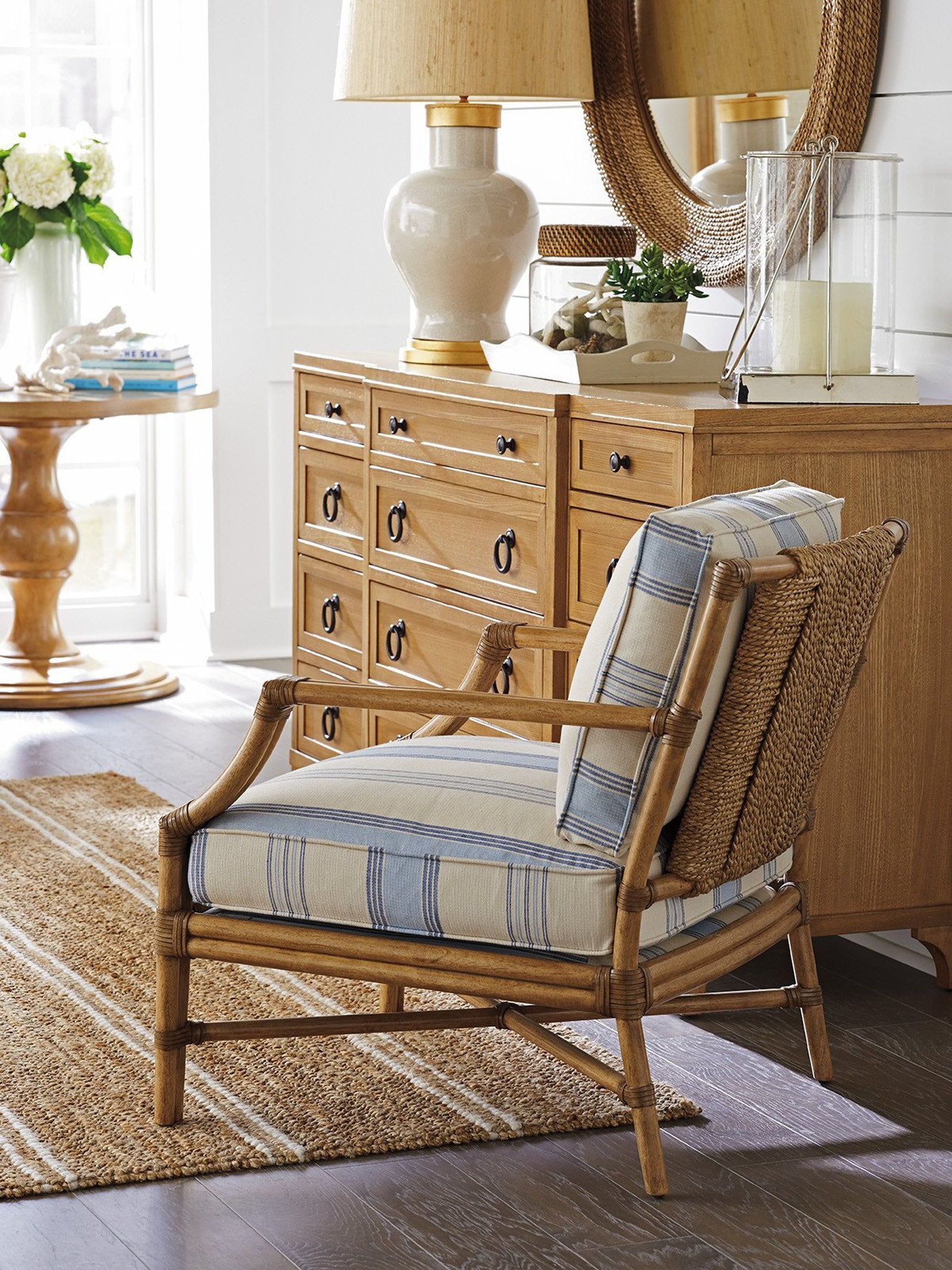 Barclay Butera Newport Garnet Breakfront Dresser