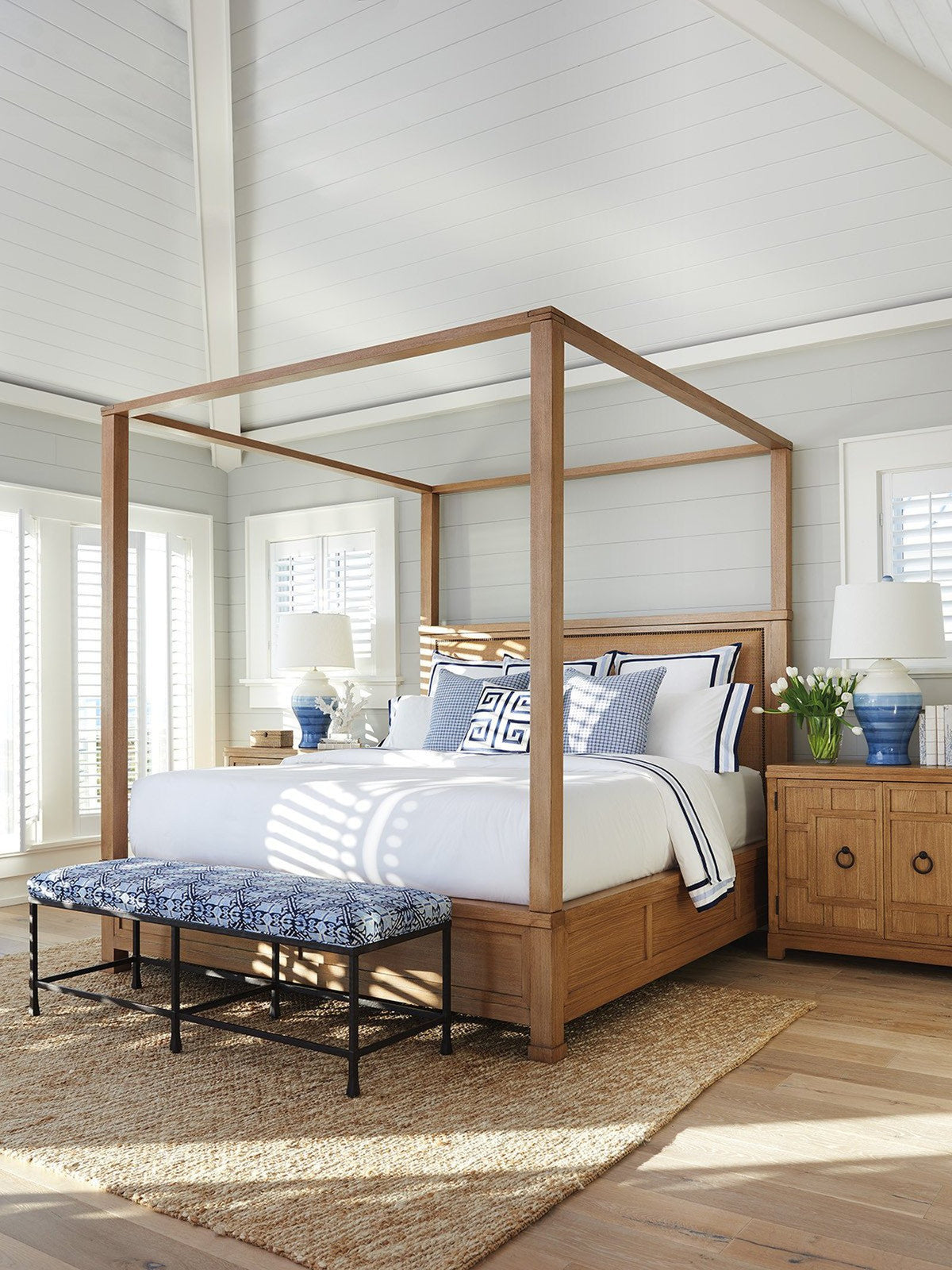 Barclay Butera Newport Ruby Bed Bench