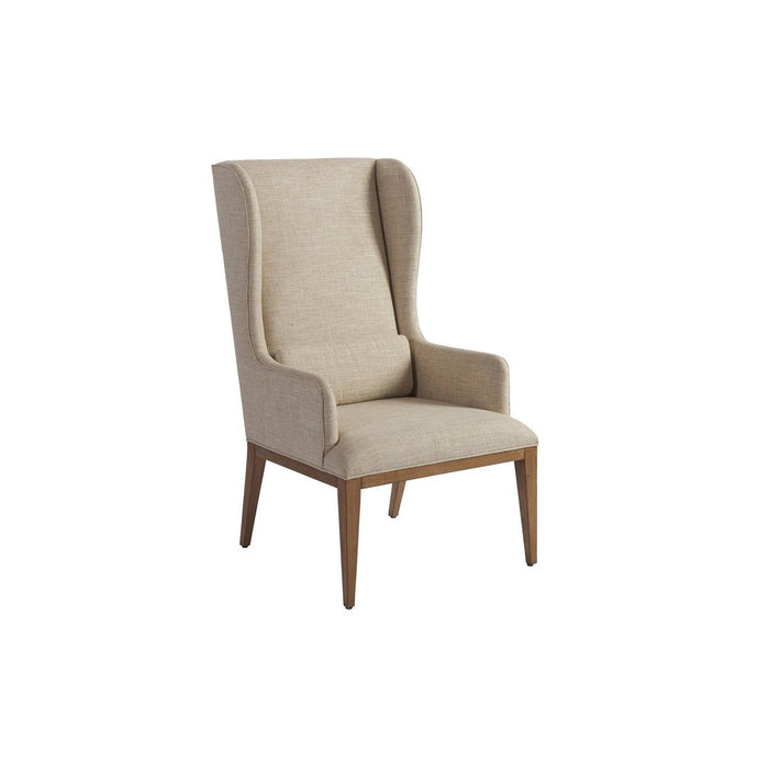 Barclay Butera Newport Seacliff Upholstered Host Wing Chair As Shown