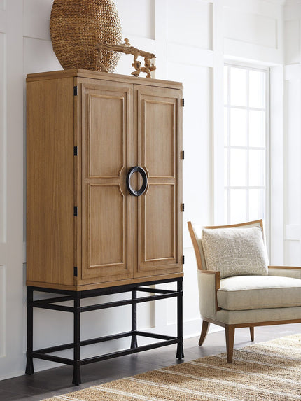 Barclay Butera Newport Jade Bar/Chest On Stand