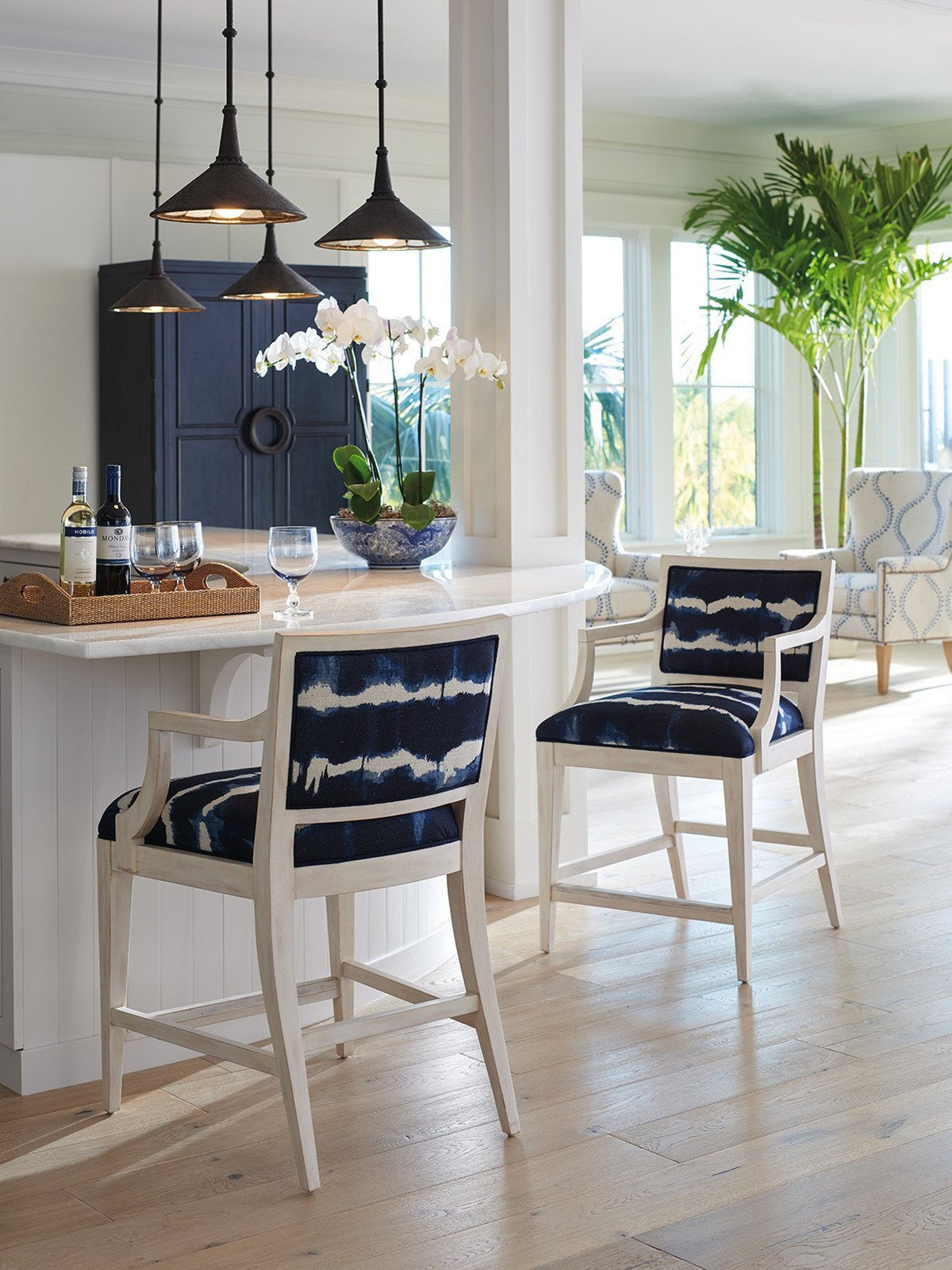 Barclay Butera Newport Eastbluff Counter Stool As Shown