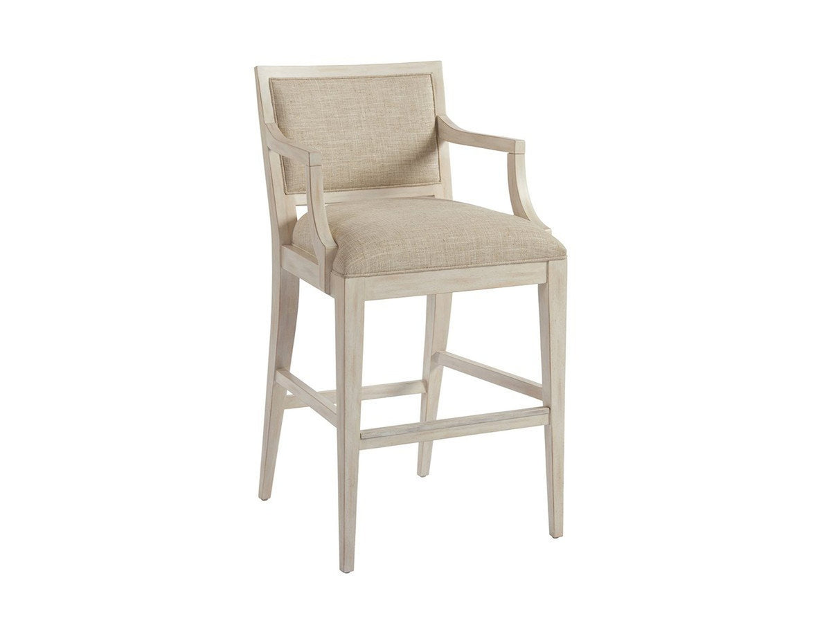 Barclay Butera Newport Eastbluff Upholstered Bar Stool Customizable