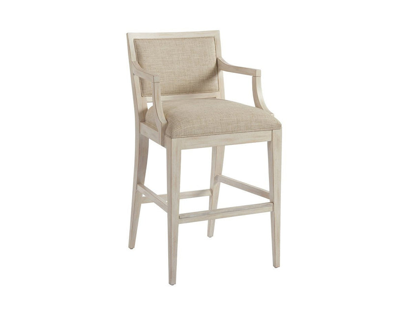 Barclay Butera Newport Eastbluff Upholstered Bar Stool Customizable