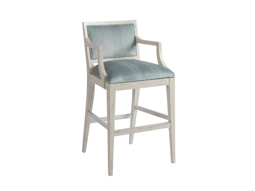Barclay Butera Newport Eastbluff Upholstered Bar Stool Customizable