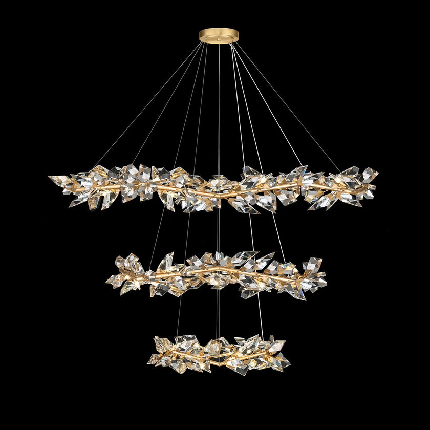Fine Art Foret Triple Tier Round Pendant