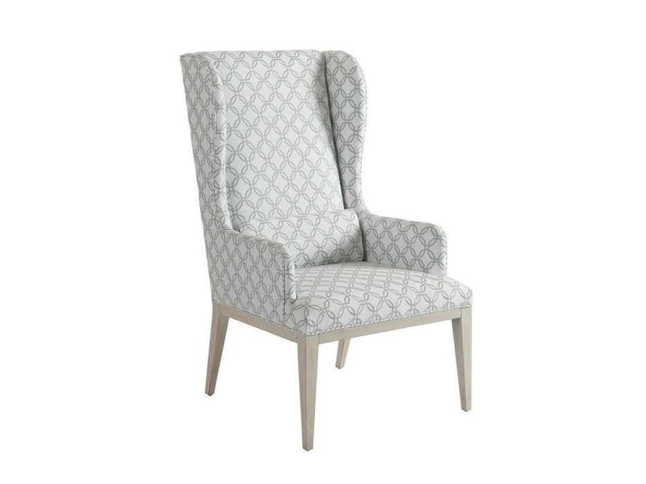 Barclay Butera Newport Seacliff Upholstered Host Wing Chair As Shown