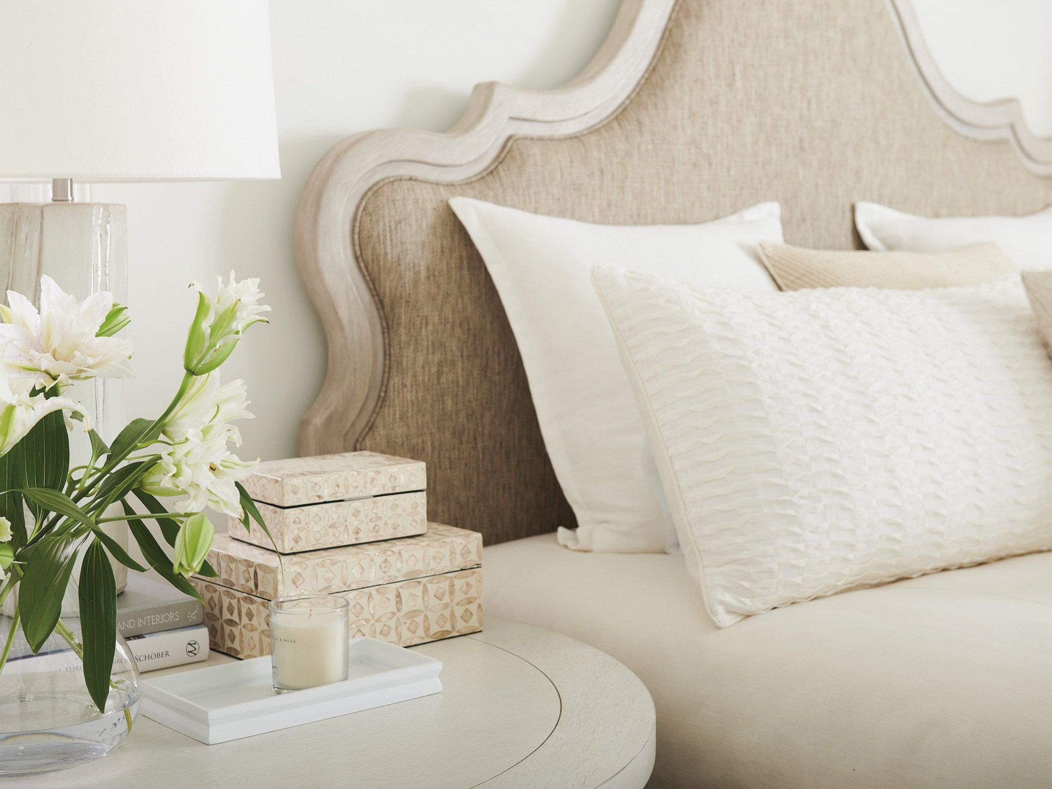 Barclay Butera Malibu Zuma Upholstered Panel Bed