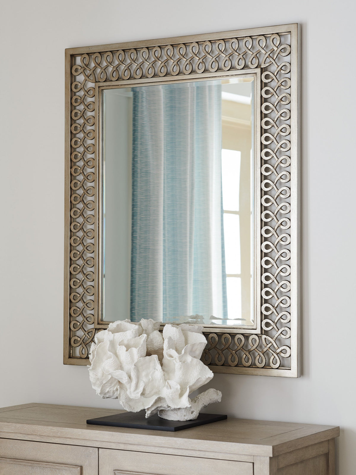 Barclay Butera Malibu Manzanita Metal Mirror