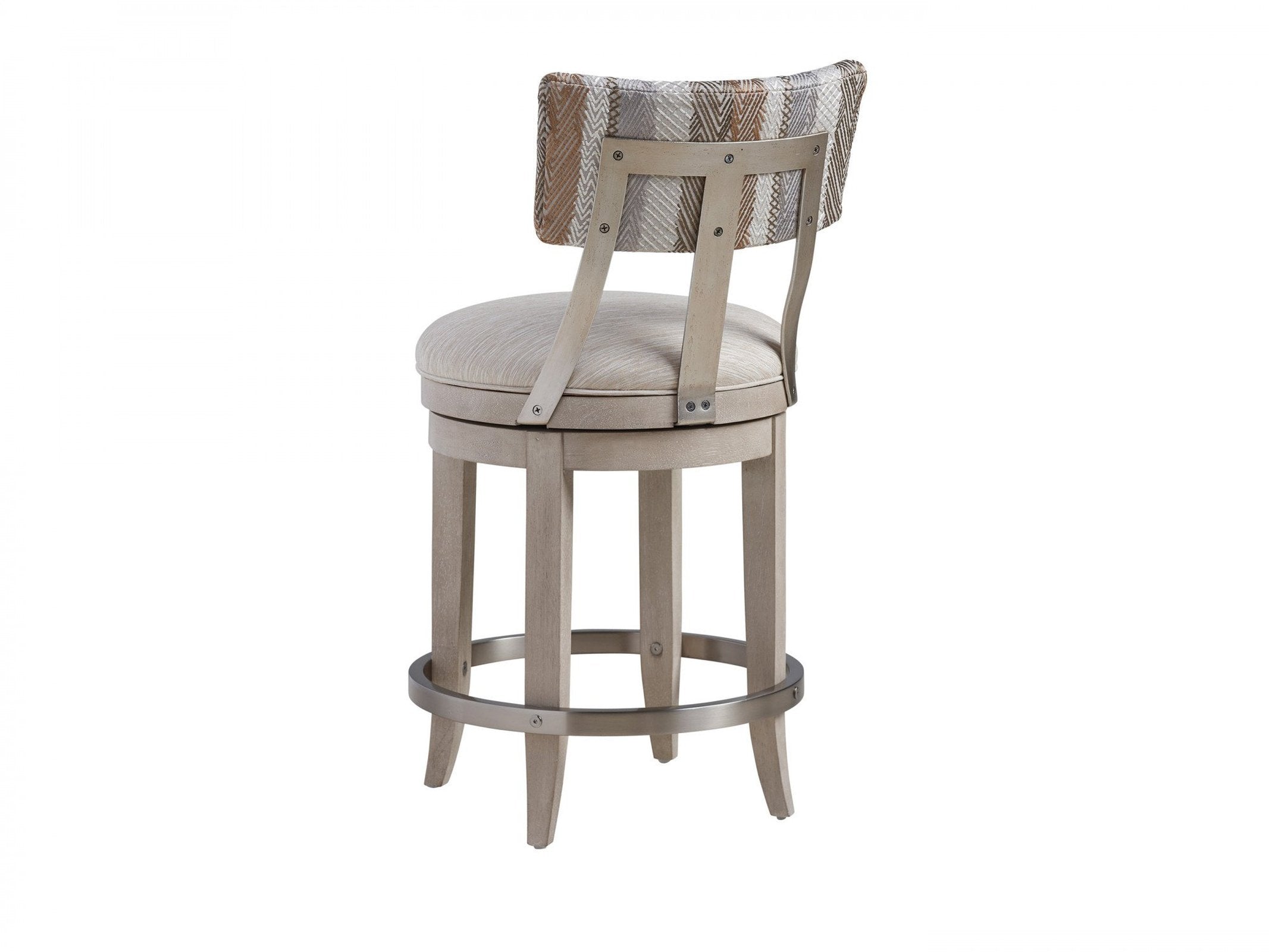 Barclay Butera Malibu Cliffside Swivel Upholstered Counter Stool As Shown