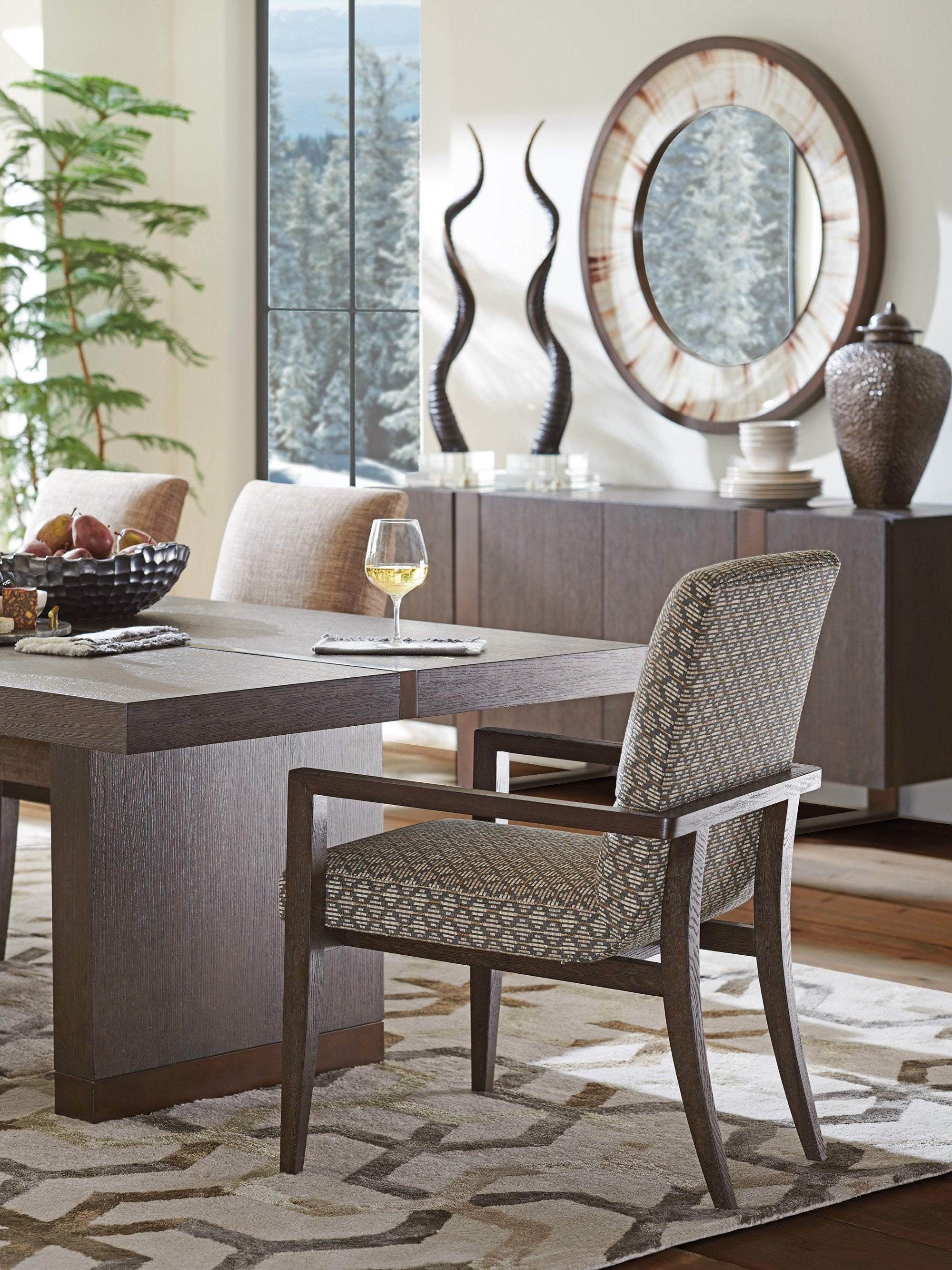 Barclay Butera Park City Glenwild Upholstered Arm Chair Customizable